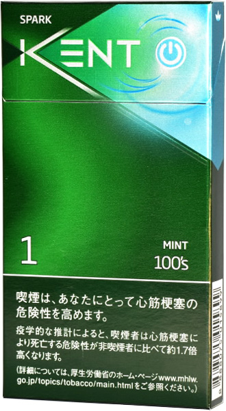 健牌·S·系列·火花·薄荷·1·100·盒装
