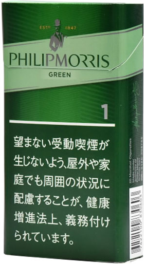 菲利普莫里斯·薄荷·1·100's盒装